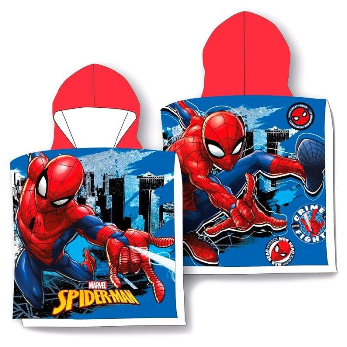 Marvel Spiderman Poncho Toalla de Microfibra 50x100cm