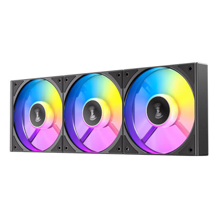 Antec C120 ARGB Ventilador para Carcasa de Ordenador 12cm Negro - Pack de 3 Ventiladores Silenciosos