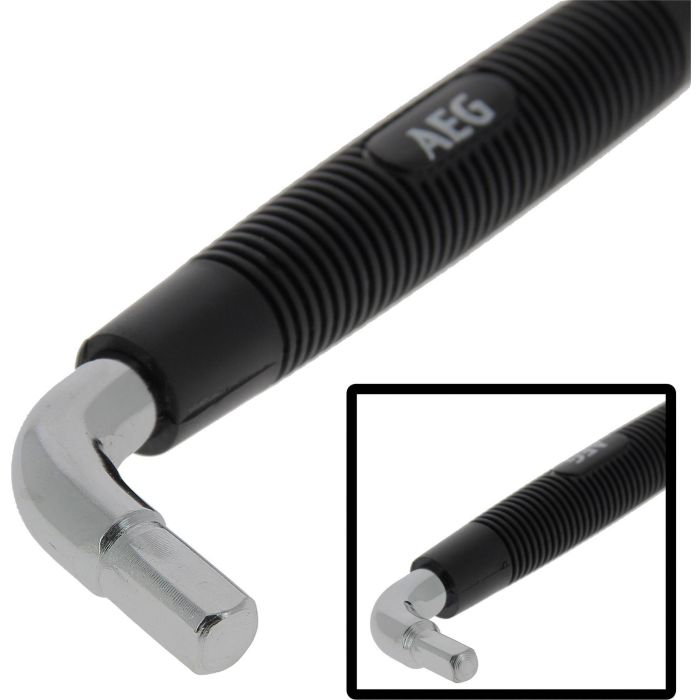 Aeg Llave de Drenaje Doble Cuadrada 8-10mm con Mango Ergonómico de Goma Antideslizante 2 Aeg Llave de Drenaje Doble Cuadrada 8-10mm con Mango Ergonómico de Goma Antideslizante 2