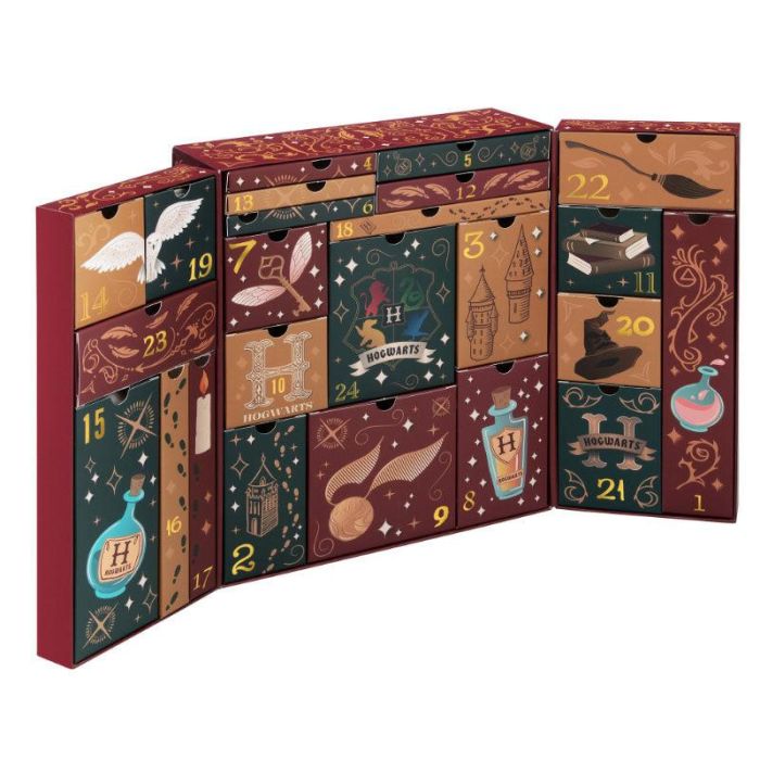 Paladone Calendario Adviento Harry Potter Premium - 24 días, Packaging Libre de Plástico, Incluye 45 Golosinas y Varios Artículos 2