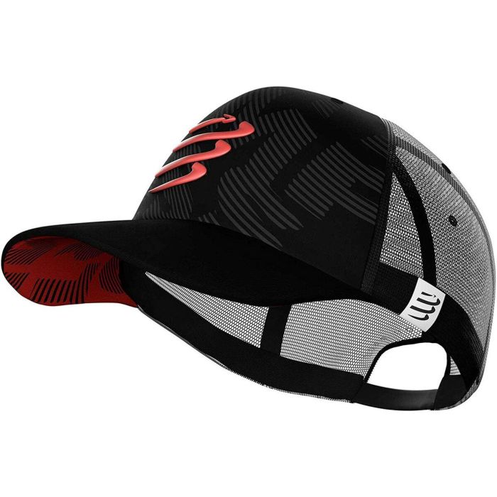 Gorra Unisex Compressport Trucker Negro 3 Gorra Unisex Compressport Trucker Negro 3