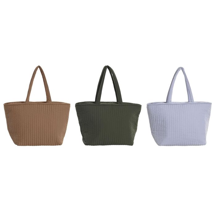 Bolso Urban DKD Home Decor Beige Verde 19 x 31 x 52 cm (6 Unidades) Bolso Urban DKD Home Decor Beige Verde 19 x 31 x 52 cm (6 Unidades)