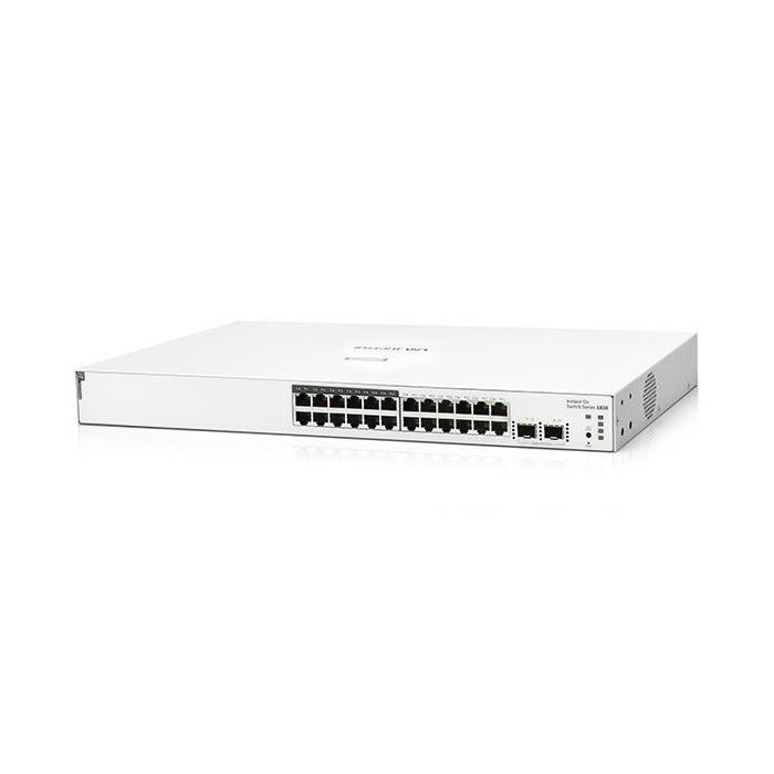 Hewlett Packard Enterprise Aruba Instant On 1830 24G 12p Class4 PoE 2SFP 195W Switch Hewlett Packard Enterprise Aruba Instant On 1830 24G 12p Class4 PoE 2SFP 195W Switch