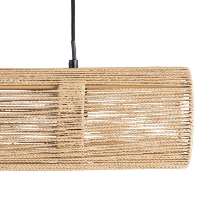 Lámpara Techo Crema Cuerda de Papel 60,50 X 13,50 cm