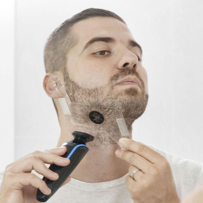 Plantilla para Afeitado de Barba Hipster Barber InnovaGoods 4 Plantilla para Afeitado de Barba Hipster Barber InnovaGoods 4