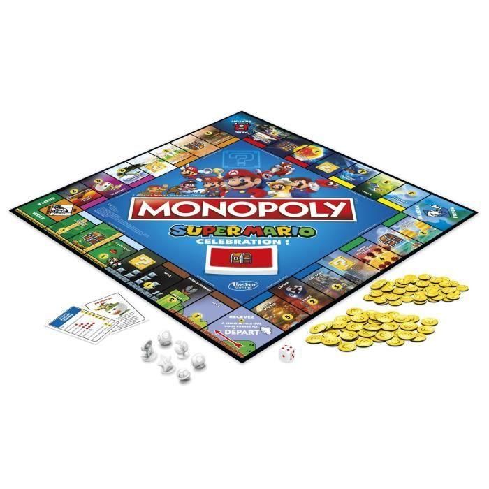 Monopoly Super Mario Celebration - Juego de mesa - Juego de mesa - Versión francesa 1