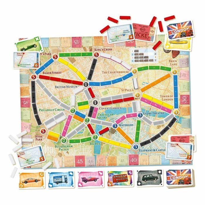 Días de Maravilla ACD0824968202616 Ticket to Ride: Londres Juego de mesa, 8+ años, 2-4 jugadores, 10-15 minutos 3