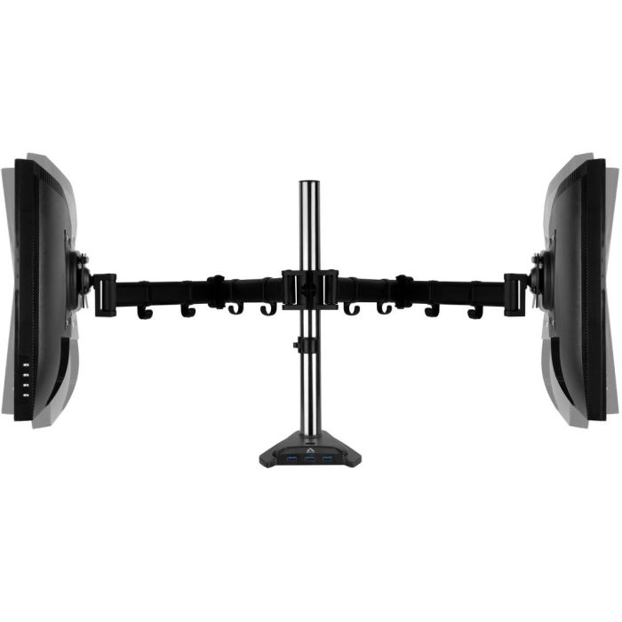 ARCTIC Z2 Pro (Gen3) Soporte de Escritorio para 2 Monitores hasta 34" (86cm) 15kg Negro con 4 Puertos USB 3