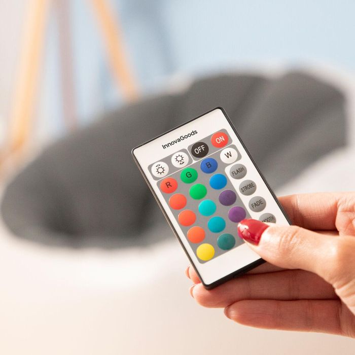 Sillón Hinchable con LED Multicolor y Mando Chight InnovaGoods 12 Sillón Hinchable con LED Multicolor y Mando Chight InnovaGoods 12