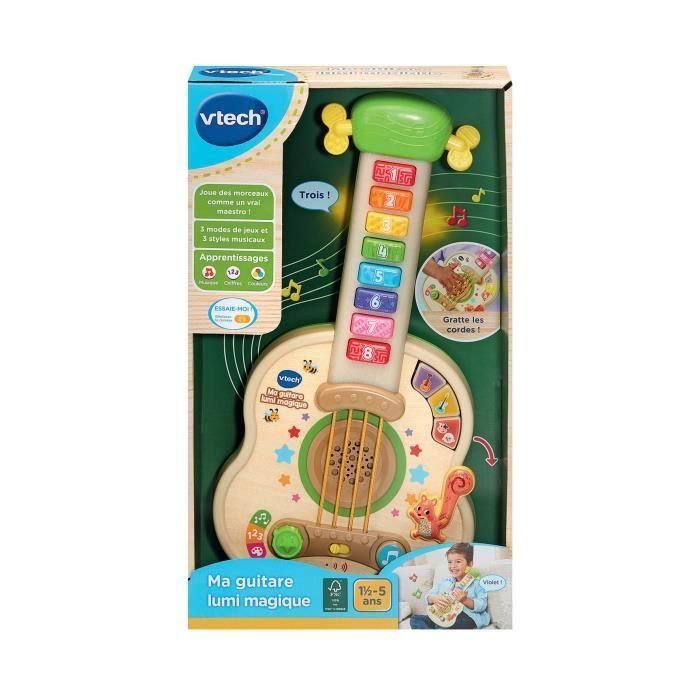 Vtech Baby VTE3417766208057 Guitarra Mágica Lumi Juguete con Madera Certificada FSC 5 Vtech Baby VTE3417766208057 Guitarra Mágica Lumi Juguete con Madera Certificada FSC 5