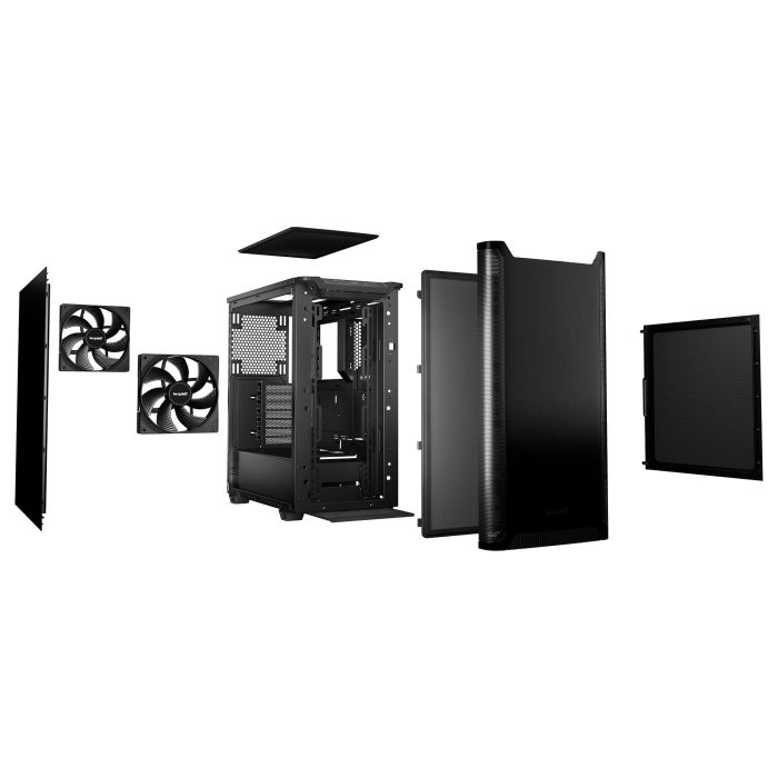 be quiet! PURE BASE 501 Negra Midi Tower PC Negro 3 be quiet! PURE BASE 501 Negra Midi Tower PC Negro 3