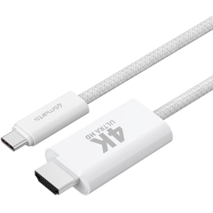 4smarts USB-C auf HDMI Kabel 2m. wei 1 4smarts USB-C auf HDMI Kabel 2m. wei 1