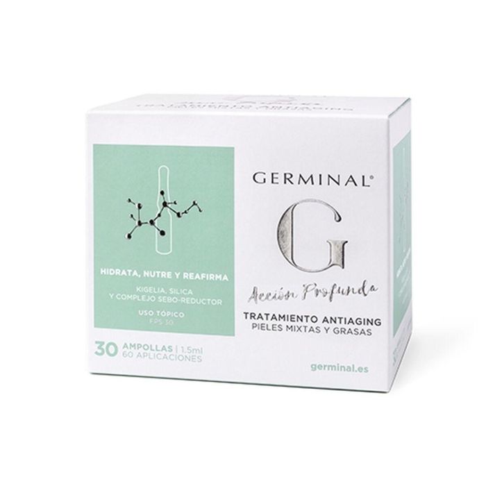 Germinal Acción Profunda Antiaging Pieles Mixtas Y Grasas Ampollas