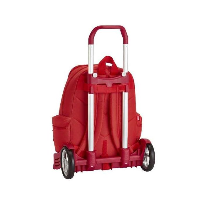 Mochila Escolar con Ruedas Evolution Real Sporting de Gijón Rojo 3 Mochila Escolar con Ruedas Evolution Real Sporting de Gijón Rojo 3