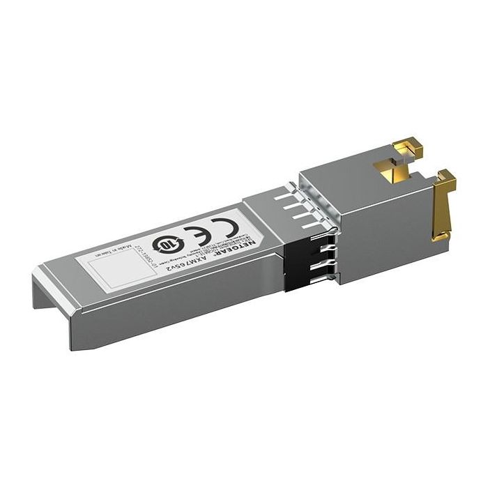 NETGEAR Axm765-20000S Transceptor SFP+ a Cobre 10GBASE-T, Conversor de Puertos SFP+ a 10GBase-T hasta 80 metros 1