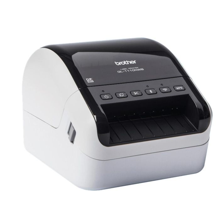 Impresora de Etiquetas Brother QL-1110NWBC/ Térmica/ Ancho etiqueta 103mm/ USB-WiFi-Bluetooth-Ethernet/ Blanca y Negra 2