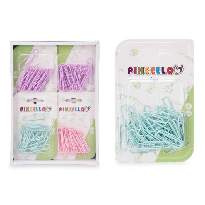 Clips 25 Pzs Grande Surtidos Colores Pincello 8X13CM (48 Unidades) 2 Clips 25 Pzs Grande Surtidos Colores Pincello 8X13CM (48 Unidades) 2
