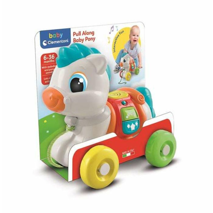 Arrastre pony baby. botones interactivos con efecto sonoros. 26x25x13cm 1 Arrastre pony baby. botones interactivos con efecto sonoros. 26x25x13cm 1