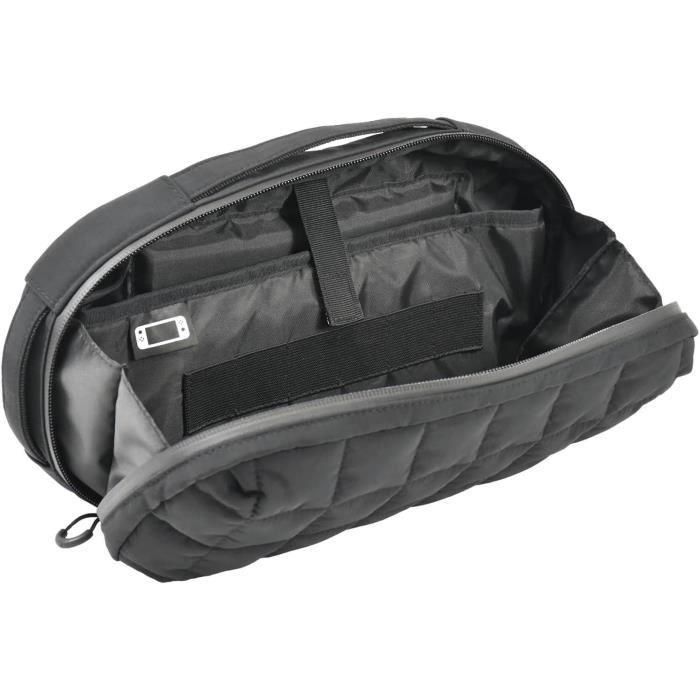 HORI 4961818039957 Bolsa protectora y de transporte acolchada para Nintendo Switch 2 - Almacenamiento de accesorios y juegos - Negro 3