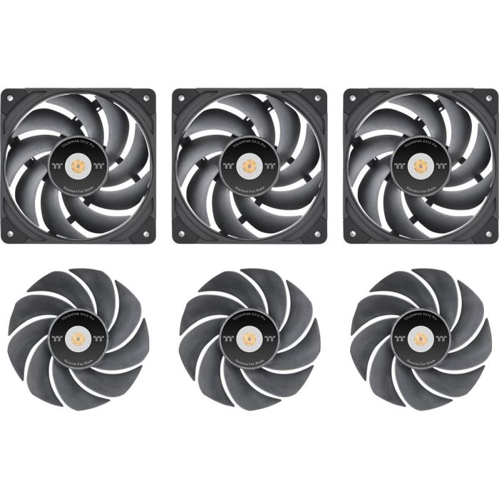 120mm Thermaltake TOUGHFAN EX12 Pro PC Cooling Fan Swappable Edition 3 Pack 2 120mm Thermaltake TOUGHFAN EX12 Pro PC Cooling Fan Swappable Edition 3 Pack 2