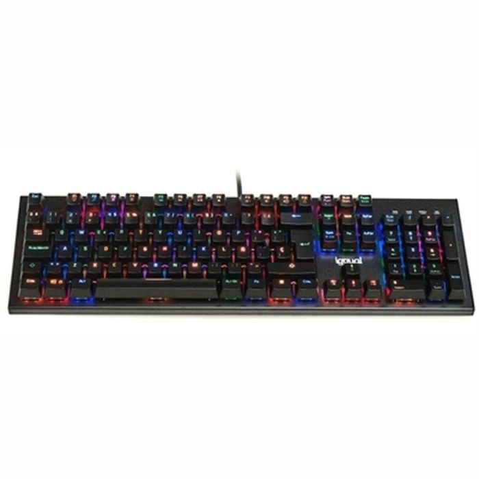 Teclado iggual OBSIDIAN RGB Negro Qwerty Español