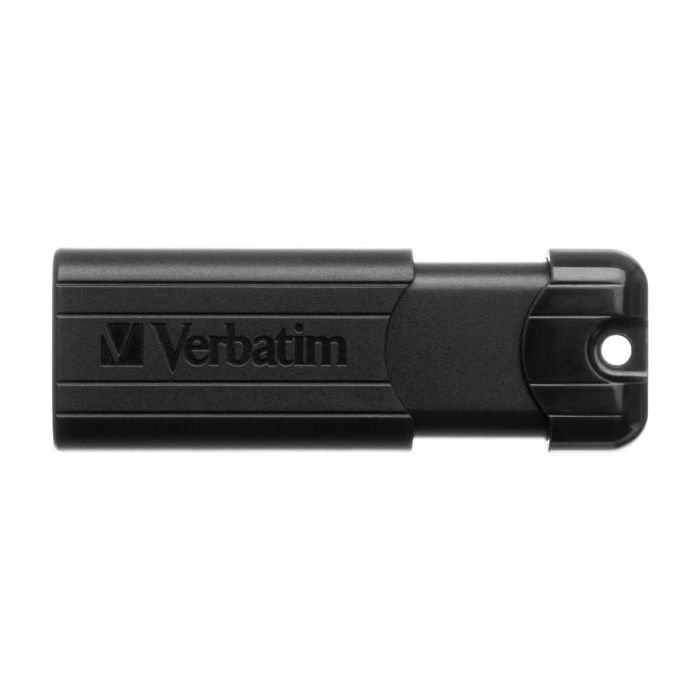Verbatim Pendrive Pinstripe 16 GB USB 3.2 Retráctil Negro 1 Verbatim Pendrive Pinstripe 16 GB USB 3.2 Retráctil Negro 1