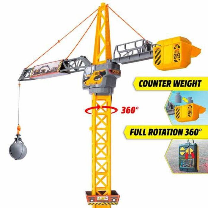 Smoby Grúa Radio Control Mighty Crane 110 cm Gira 360° con Mando por Cable Niños +3 años 9 Smoby Grúa Radio Control Mighty Crane 110 cm Gira 360° con Mando por Cable Niños +3 años 9