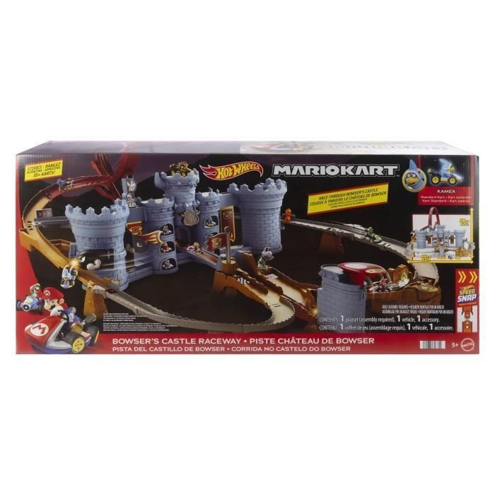 Hot Wheels Circuito Mario Kart Bowser's Castle con Vehículo Kamek JHD24 0 Hot Wheels Circuito Mario Kart Bowser's Castle con Vehículo Kamek JHD24 0