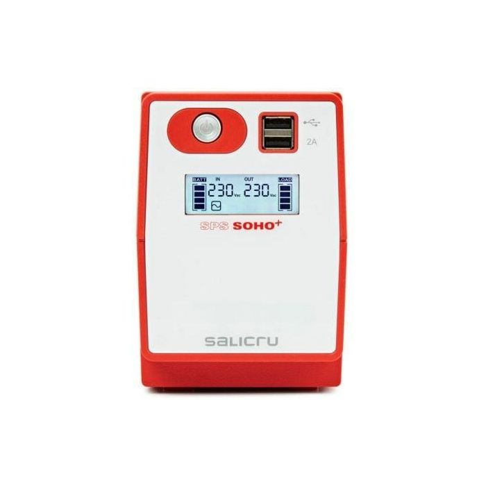 Salicru 647CA000003 sistema de alimentación ininterrumpida (UPS) Línea interactiva 0,85 kVA 480 W 2 salidas AC 1 Salicru 647CA000003 sistema de alimentación ininterrumpida (UPS) Línea interactiva 0,85 kVA 480 W 2 salidas AC 1