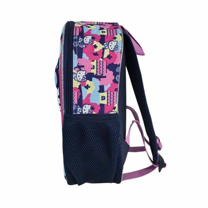 Hello Kitty Mochila Preescolar 3D, Bolsillo Lateral, Interior Forrado y Personalizado - Textil 6 Hello Kitty Mochila Preescolar 3D, Bolsillo Lateral, Interior Forrado y Personalizado - Textil 6