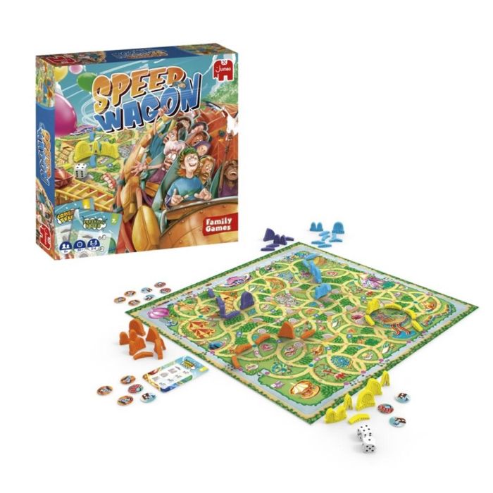 Jumbo Juego de Mesa Speedwagon Pegi 8 para Construir Montaña Rusa Familiar 2 Jumbo Juego de Mesa Speedwagon Pegi 8 para Construir Montaña Rusa Familiar 2