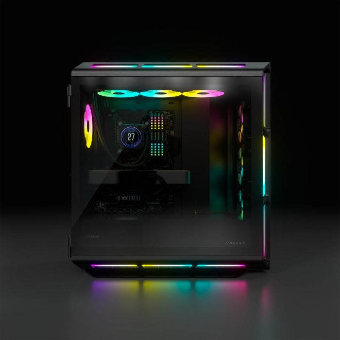 Corsair iCUE 5000T RGB Black - Midi Torre para PC 3 Corsair iCUE 5000T RGB Black - Midi Torre para PC 3