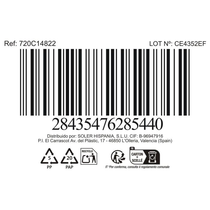 La Mediterranea Bol Aperitivos Assortiment Colección 826 15x11.5x4.2 cm (24 Unidades) 4