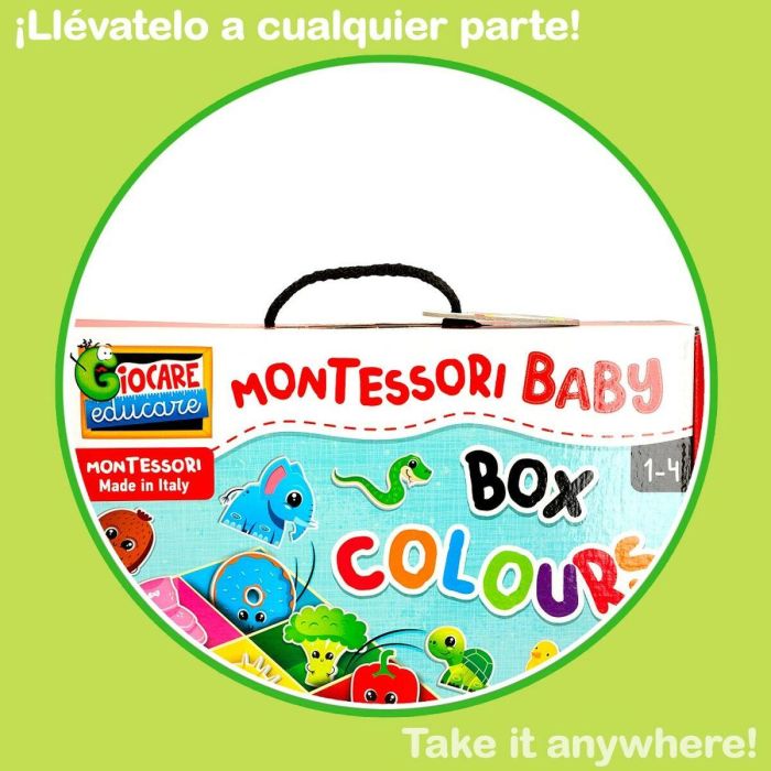 Juego Educativo Lisciani 26 x 6 x 26 cm Colores Método Montessori 61 Piezas 6 Unidades 2