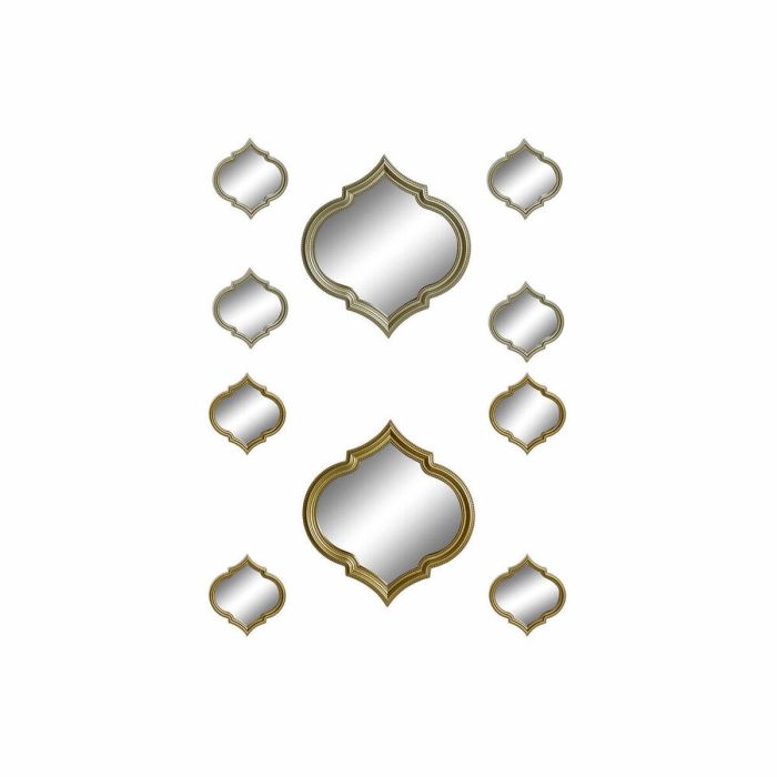 Juego de Espejos DKD Home Decor Espejo Dorado Bronce Polipropileno (50 x 3 x 55 cm) (2 pcs) Juego de Espejos DKD Home Decor Espejo Dorado Bronce Polipropileno (50 x 3 x 55 cm) (2 pcs)