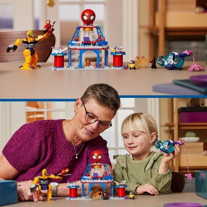 LEGO 10794 Marvel Spidey y sus increíbles amigos Sede del tirador web del equipo Spidey 4