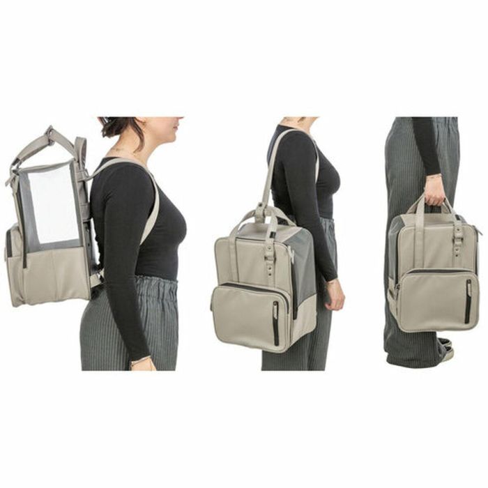 Bolso para Mascotas Trixie CityStyle Gris claro 30 × 20 × 40 CM 1