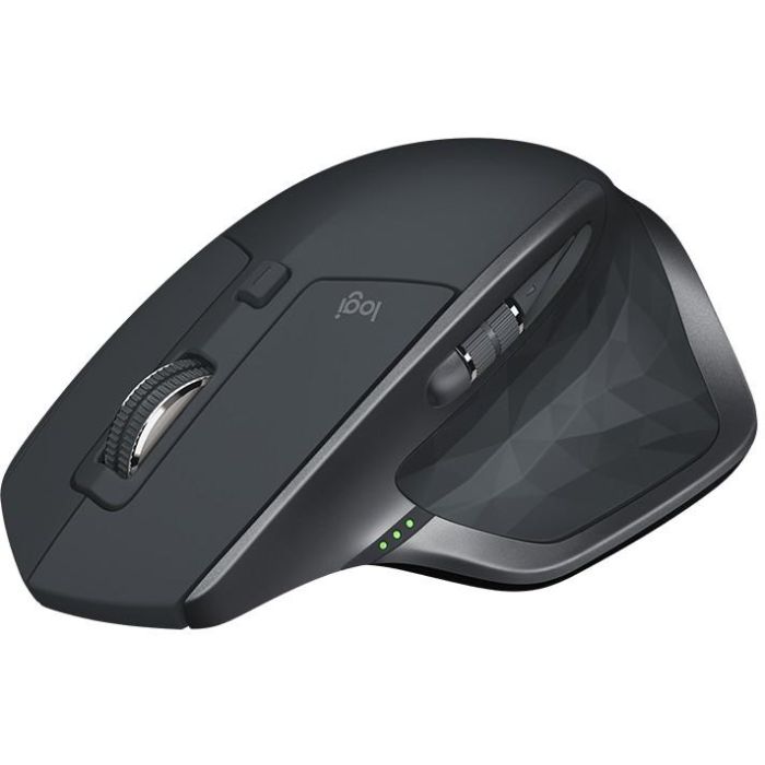 Logitech MX Master 2S Ratón Inalámbrico Laser RF + Bluetooth 4000 DPI Ergonómico Grafito para Oficina