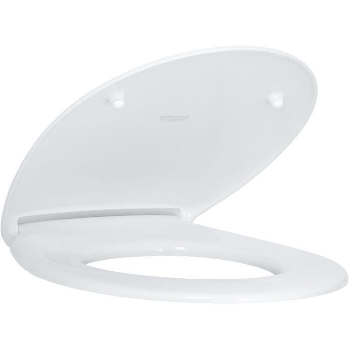 Grohe Asiento de Inodoro con Freno de Caída | Colección Cerámica Bau | Blanco Alpino 3 Grohe Asiento de Inodoro con Freno de Caída | Colección Cerámica Bau | Blanco Alpino 3