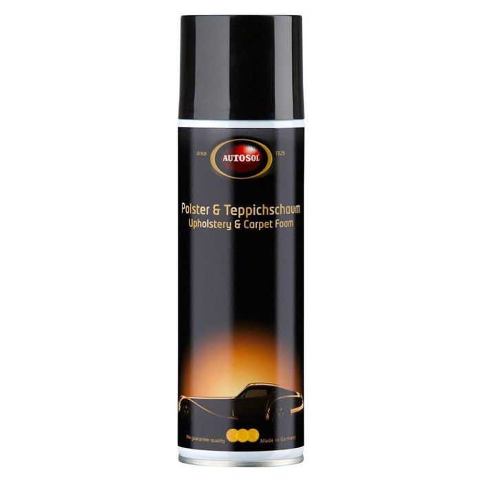 Autosol SOL11007310 Espuma Limpiadora Profesional para Tapicería, Alfombras y Moquetas Aerosol 300 ml Coche, Caravana y Hogar