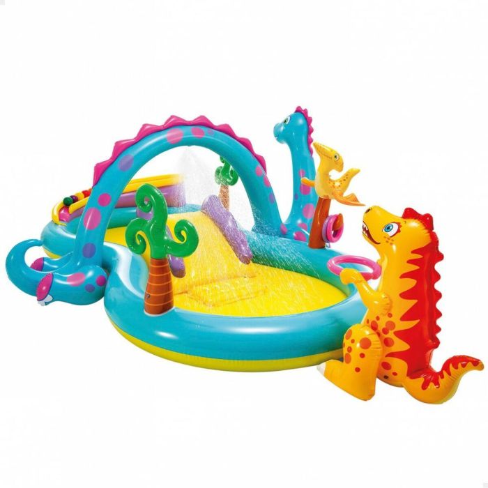 Piscina Hinchable para Niños Intex Dinosaurios Parque de juegos 302 x 112 x 229 cm 280 L