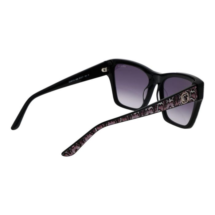 Guess GU00113 05B Gafas de Sol para Mujer, de Diseño Cuadrado, Montura Negra y Cristales Gris Humo Degradado 55mm 1 Guess GU00113 05B Gafas de Sol para Mujer, de Diseño Cuadrado, Montura Negra y Cristales Gris Humo Degradado 55mm 1