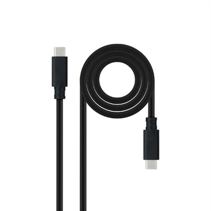 Cable USB-C NANOCABLE 10.01.4100 Negro 50 cm (1 unidad) 0 Cable USB-C NANOCABLE 10.01.4100 Negro 50 cm (1 unidad) 0