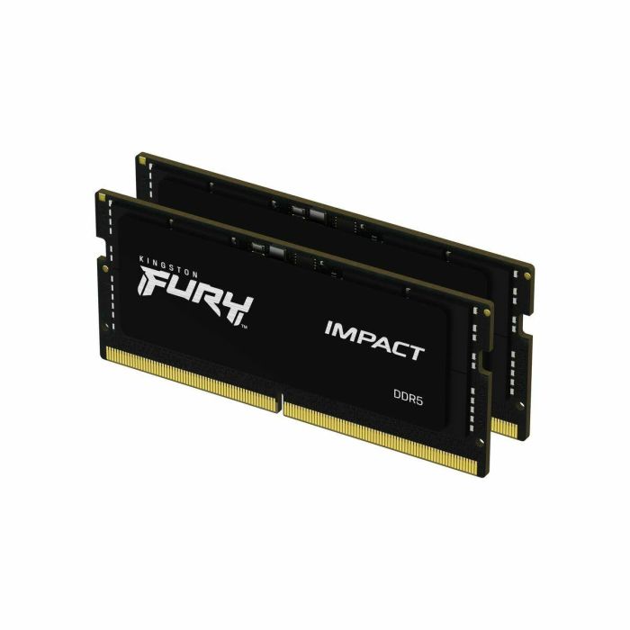 Kingston KIN1686101017997 FURY Impact DDR5 Kit 32 GB (2x16GB) SO-DIMM 262-pin 5600 MHz / PC5-44800 Memoria 50 Kingston KIN1686101017997 FURY Impact DDR5 Kit 32 GB (2x16GB) SO-DIMM 262-pin 5600 MHz / PC5-44800 Memoria 50