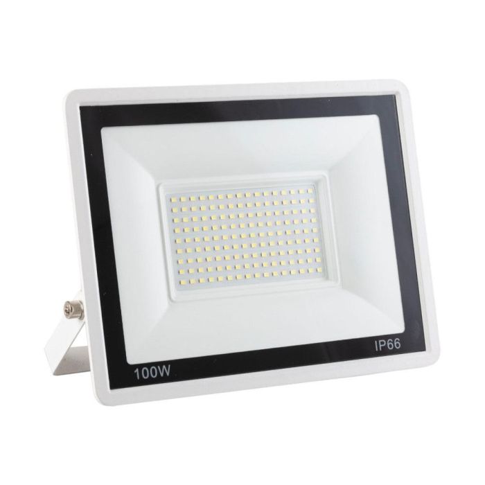 Foco Proyector LED 100W 8.000Lm 6000ºK IP66 Regulable 60,000H Acabado Blanco [LM-6010-W-CW]