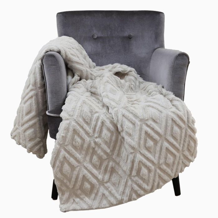 Manta Sofa Urban DKD Home Decor Beige 170 x 130 cm (2 Unidades) 3 Manta Sofa Urban DKD Home Decor Beige 170 x 130 cm (2 Unidades) 3