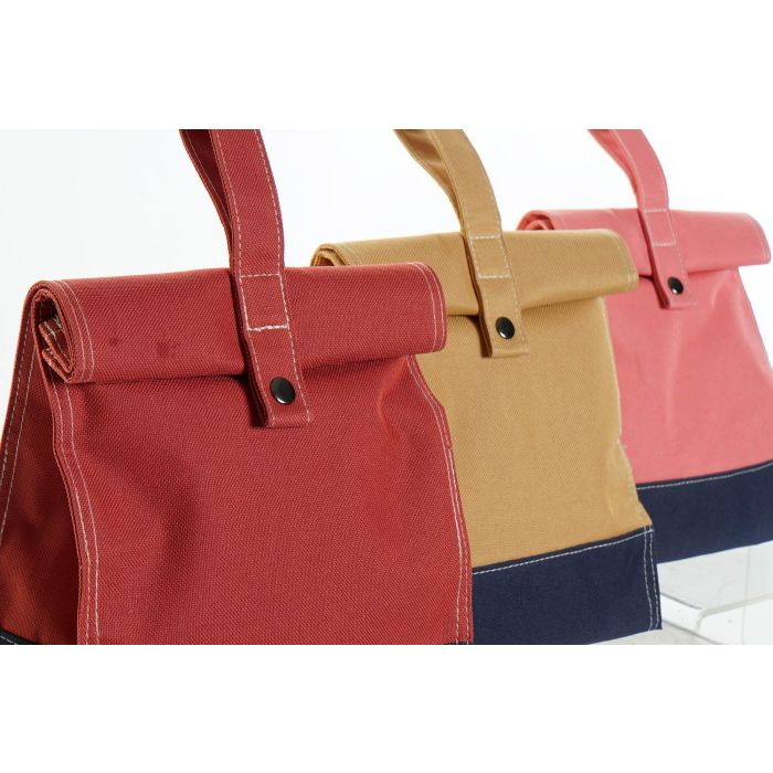 Bolsa Termica Basicos DKD Home Decor Mostaza Rosa 13 x 31 x 19 cm (12 Unidades) 1 Bolsa Termica Basicos DKD Home Decor Mostaza Rosa 13 x 31 x 19 cm (12 Unidades) 1