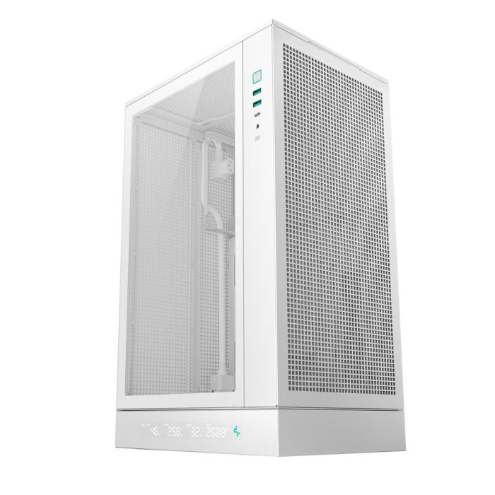 DeepCool R-CH270-WHNDM0-G-1 Caja Gaming Semitorre CH270 Digital Blanca Micro-ATX con Panel Cristal Templado 1