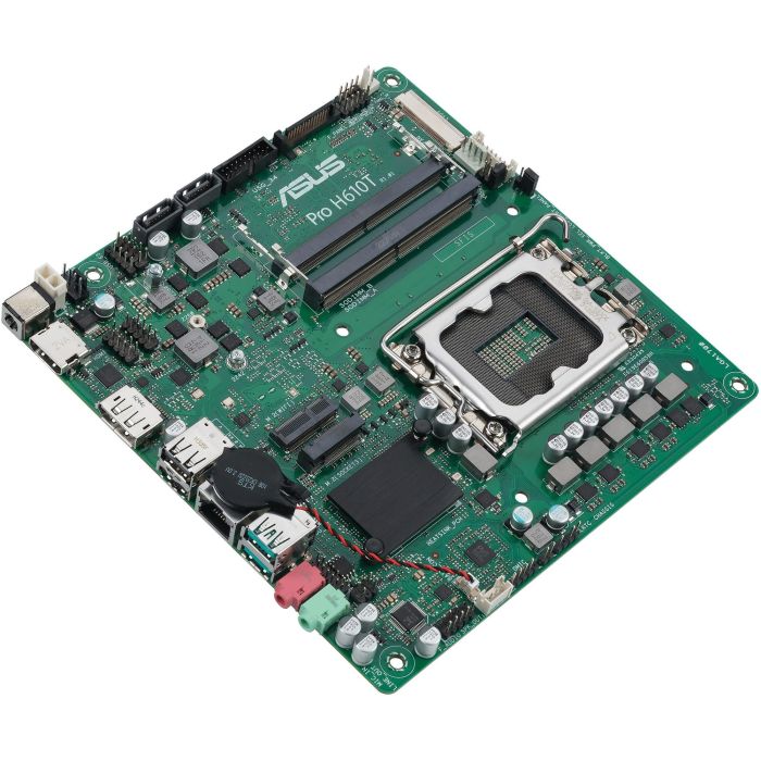 ASUS PRO H610T-CSM Placa Base Intel H610 LGA 1700 mini ITX, Compatible con Intel Celeron, Core i3/i5/i7/i9, DDR5-SDRAM, 90MB1G60-M0EAYC 4