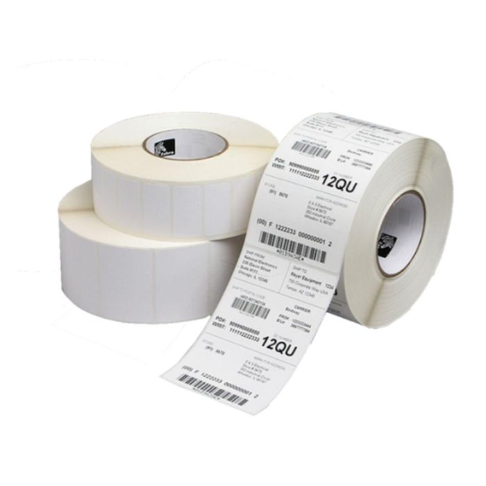 Rollo de Etiquetas Zebra 87604 102 x 102 mm Blanco 1 Rollo de Etiquetas Zebra 87604 102 x 102 mm Blanco 1